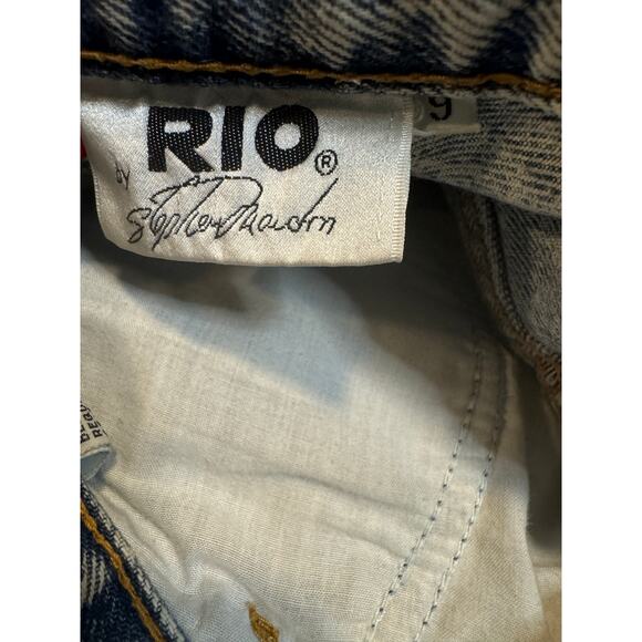 Vintage 80s Rio Acid Washed Jeans - Picture 6 of 6